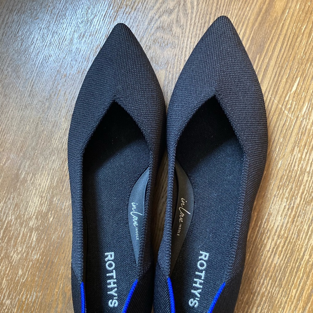Rothy's 10.5 Black Women's Flats